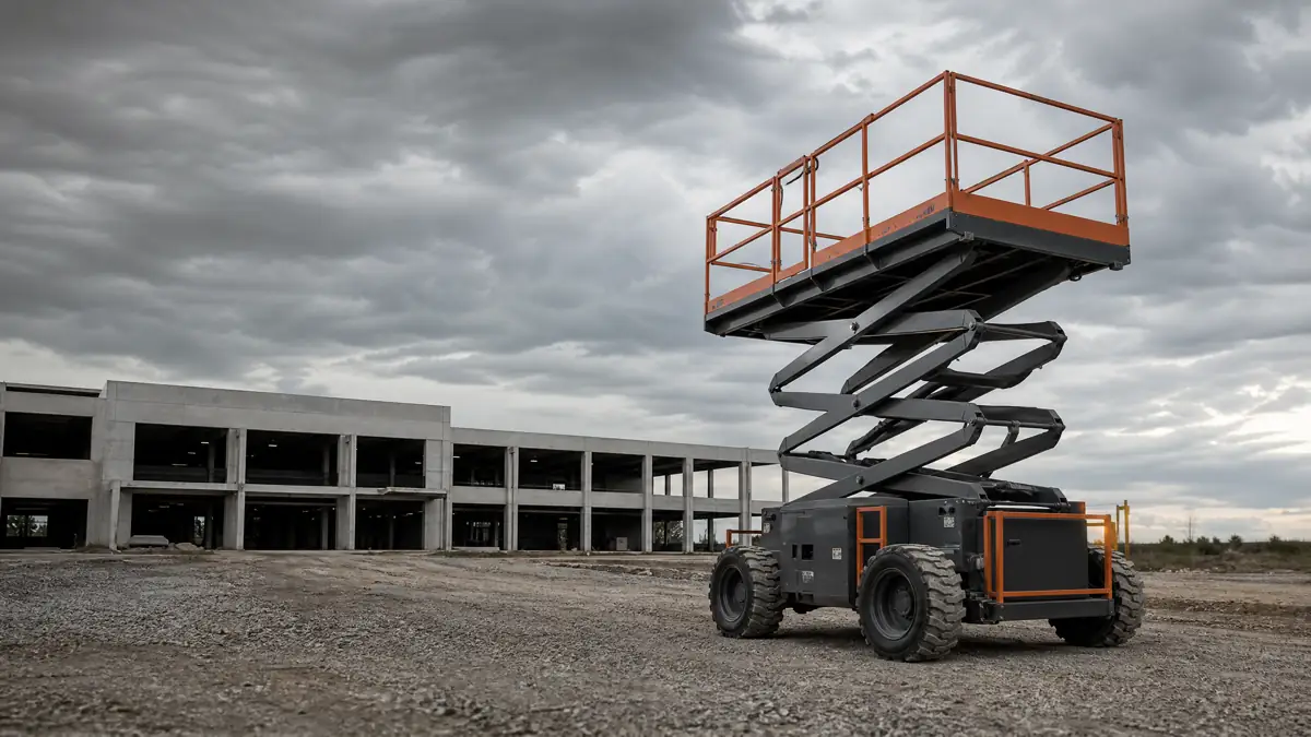 Rough Terrain Scissor Lifts jobsite access in Little Rock